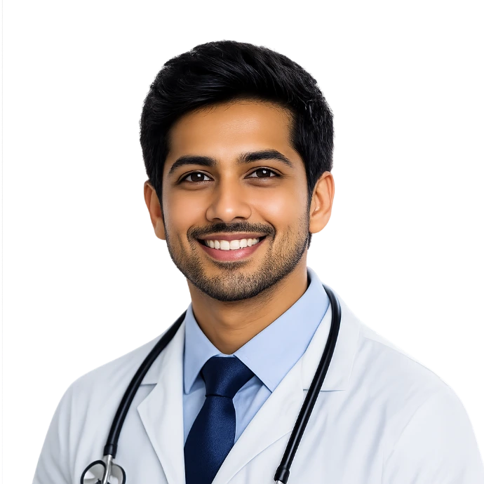 Experienced Doctor Using Clinic Management Software