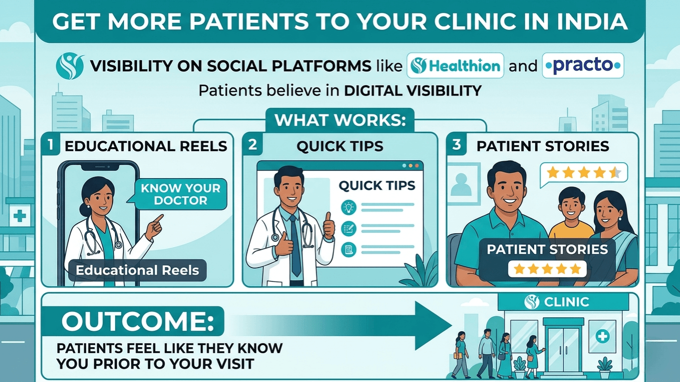 Get More Patients for Clinic Grow your clinic with Healthion.